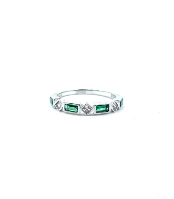 Cavendish French Green and White Eternity